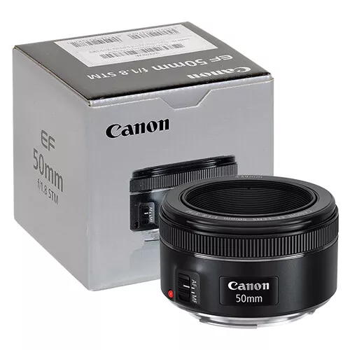 عدسة كانون 50mm STM جديدة بفتحة عدسة f/1.8 مناسبة للبورتريه وتصوير الفيديو – Canon EF 50mm STM Lens