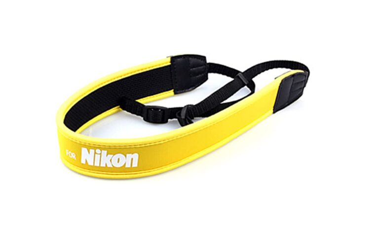 Nikon Yellow Rubber Camera Strap