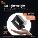 ⁦كشاف تصوير ZU80 بقوة 80W⁩ - الصورة ⁦4⁩