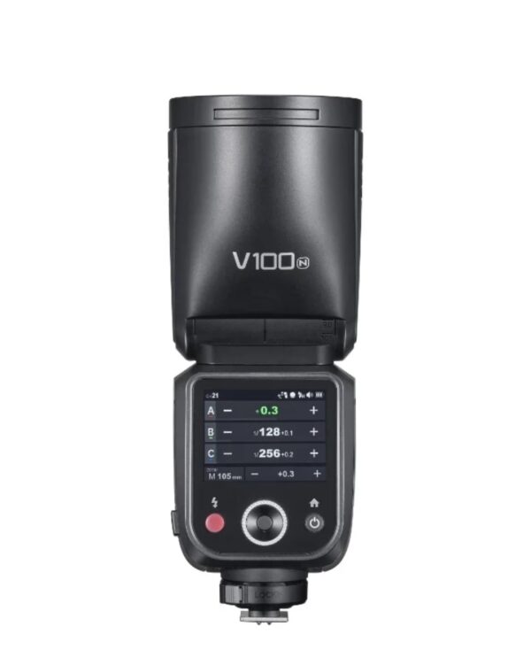 فلاش Godox V100 لكاميرات نيكون – أقوى فلاش محمول 100Ws