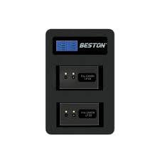 Beston E6NH Dual Battery Charger for Canon