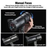 ⁦سبوت لايت سيتيفوتو T55 – إضاءة احترافية قوية بقدرة 60 واط⁩ - الصورة ⁦2⁩