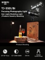 ⁦سبوت لايت سيتيفوتو T55 – إضاءة احترافية قوية بقدرة 60 واط⁩ - الصورة ⁦3⁩