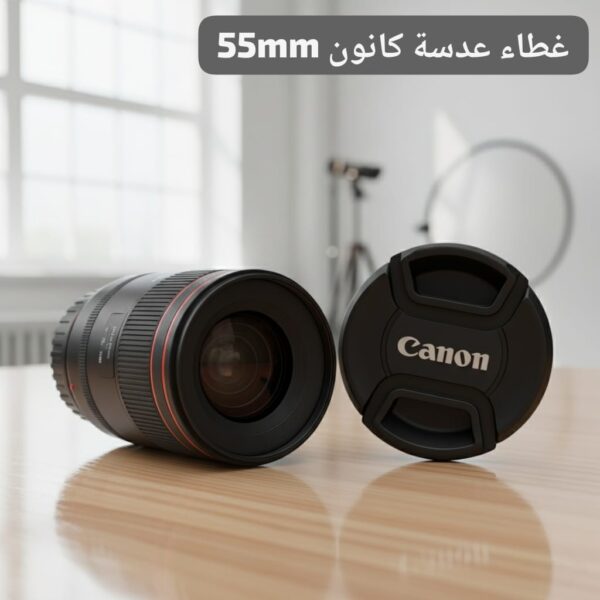 غطاء عدسة كانون LC-55 – حماية عملية وجودة عالية للعدسات 55 ملم